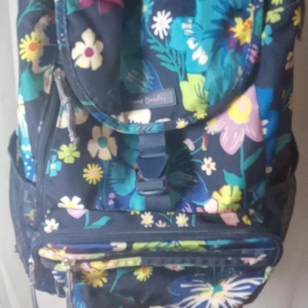 Vera bradley floral backpack